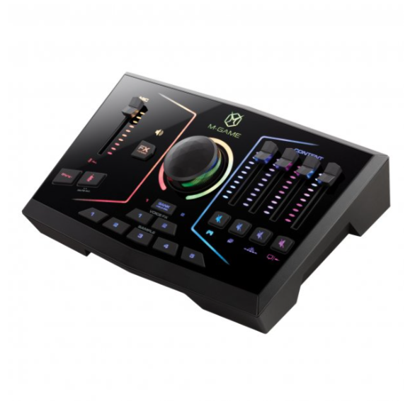 M-Audio RGB Double interface audio de jeu/boîtier d'effets vocaux
