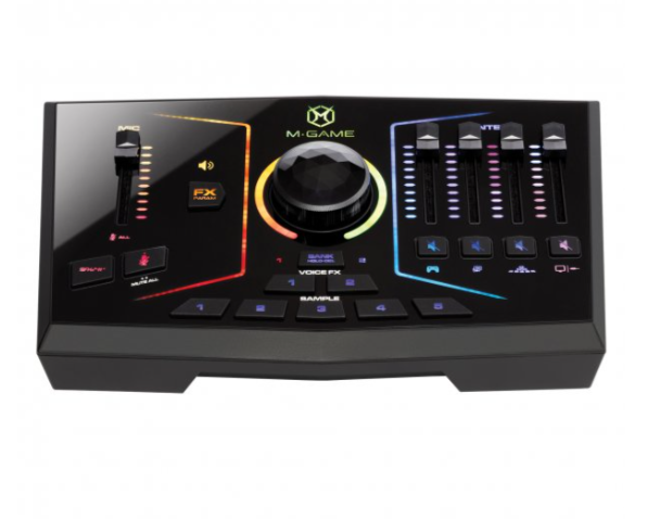 M-Audio RGB Double interface audio de jeu/boîtier d'effets vocaux