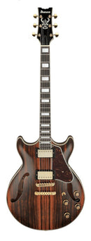 Ibanez AM93ME-NT Artcore Expressionist - Guitare électrique semi-creuse avec 2 micros Super 58 - Naturel brillant