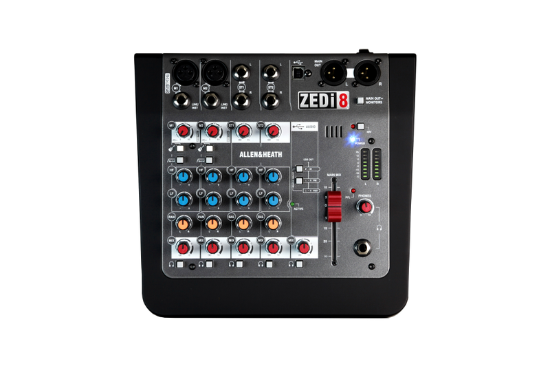 Allen &amp; Heath ZEDi8 Mixeur Hybride Compact/Interface USB 