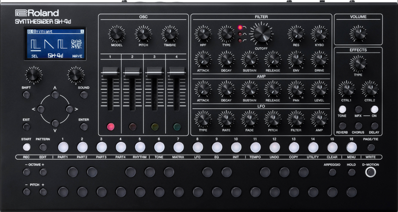 Synthétiseur de bureau compact Roland SH-4D