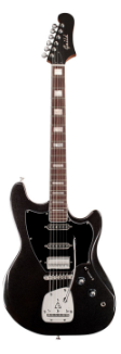 Guild SURFLINER DELUXE Electric Guitar (Black Metallic)