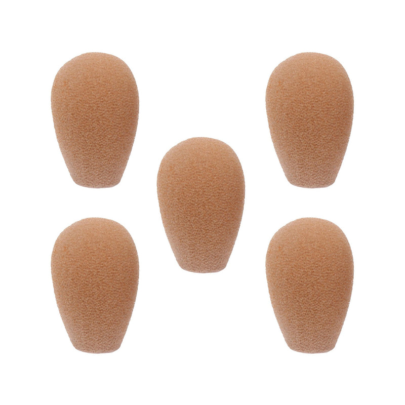 Galaxy Audio WS-HSUBG Windscreen for All Omni HS & ES Uni-Directional Models (5 pack) - Beige