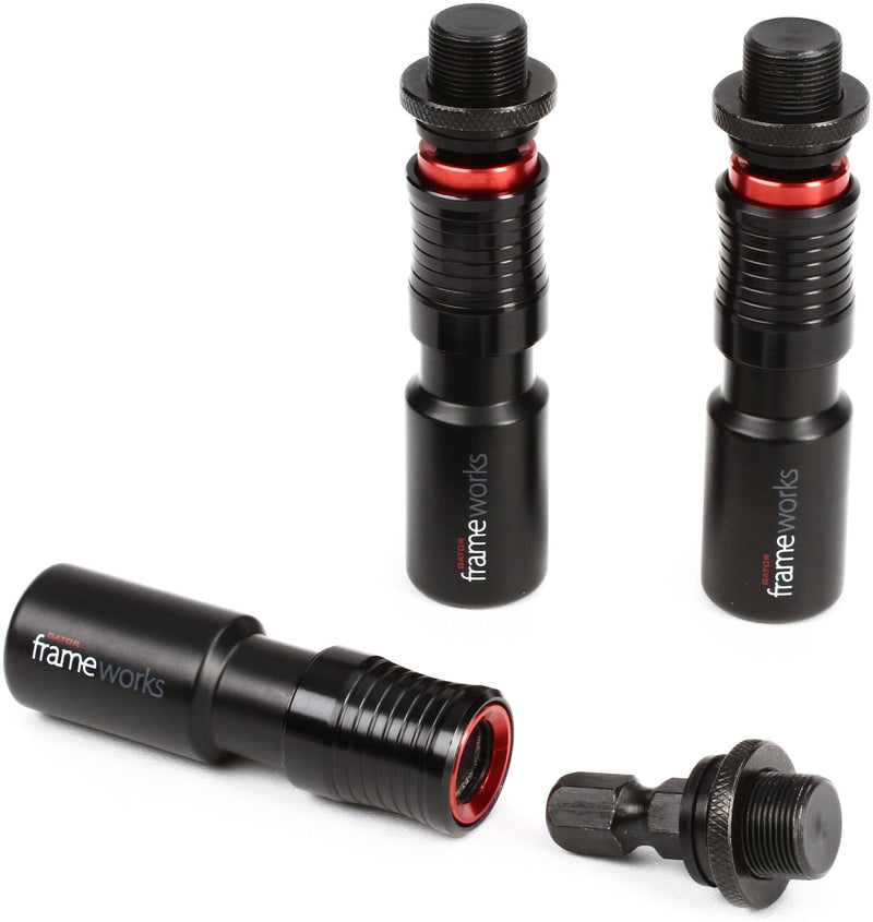 Gator Frameworks GFW-MIC-QRTOP-3PK Adaptateur de microphone à dégagement rapide (paquet de 3)