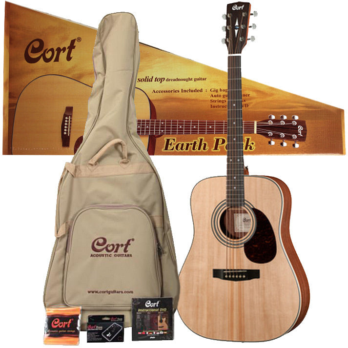 Cort EARTH-PACK-OP Dreadnought Package