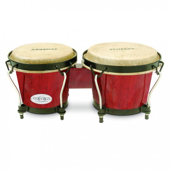 Toca 2100RR Synergy Wood Bongos - Rio Red