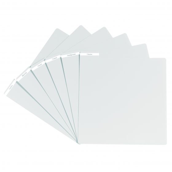 Glorious VINYL-DIVIDER-WHT Vinyl Divider - White