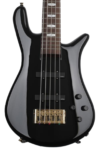 Spector EURO5BKCL Euro 5 Classic - 5 String Electric Bass with EMG Pickups - Solid Black