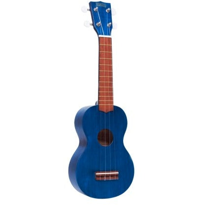 Mahalo MK1-TBU Kahiko Series Soprano Ukulele (Trans Blue)