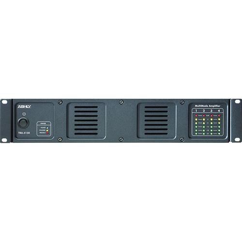 Ashly Tra-4150 Rackmount 4-Channel Power Amplifier With 70V100V Transformer - 80 Watts Per Channel At 8 Ohms - Red One Music
