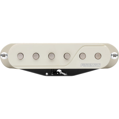Fishman FLUENCE SS Single Width Passive Stratocaster Pickup - Black/White
