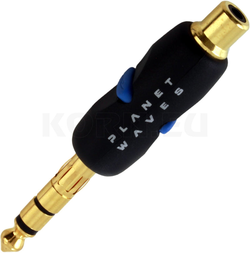 Planet Waves PW-P047L 1/8" Male Stereo to RCA Female Adapter - Red One Music