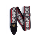 Ernie Ball 4669EB Blackjack Red Jacquard Strap
