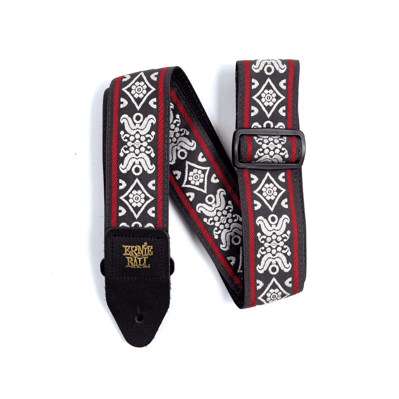 Ernie Ball 4669EB Bracelet Jacquard Rouge Blackjack