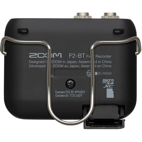 Zoom F2-BT Enregistreur de terrain portable ultracompact compatible Bluetooth avec microphone Lavalier