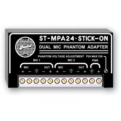 RDL ST-MPA24 Dual Microphone Phantom Adapter