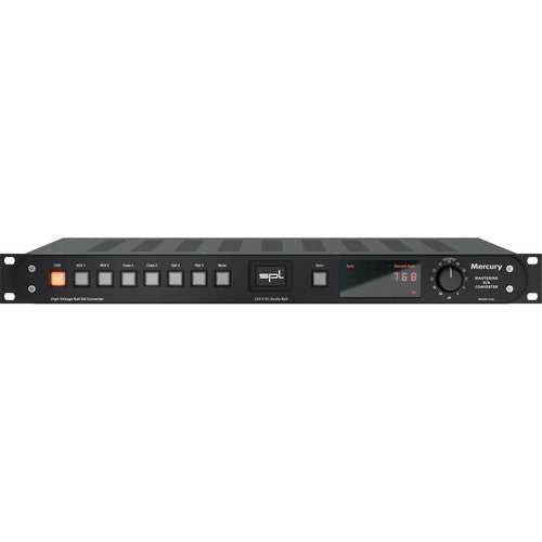 SPL MERCURY Mastering D-A Converter with Monitor Control - All Black