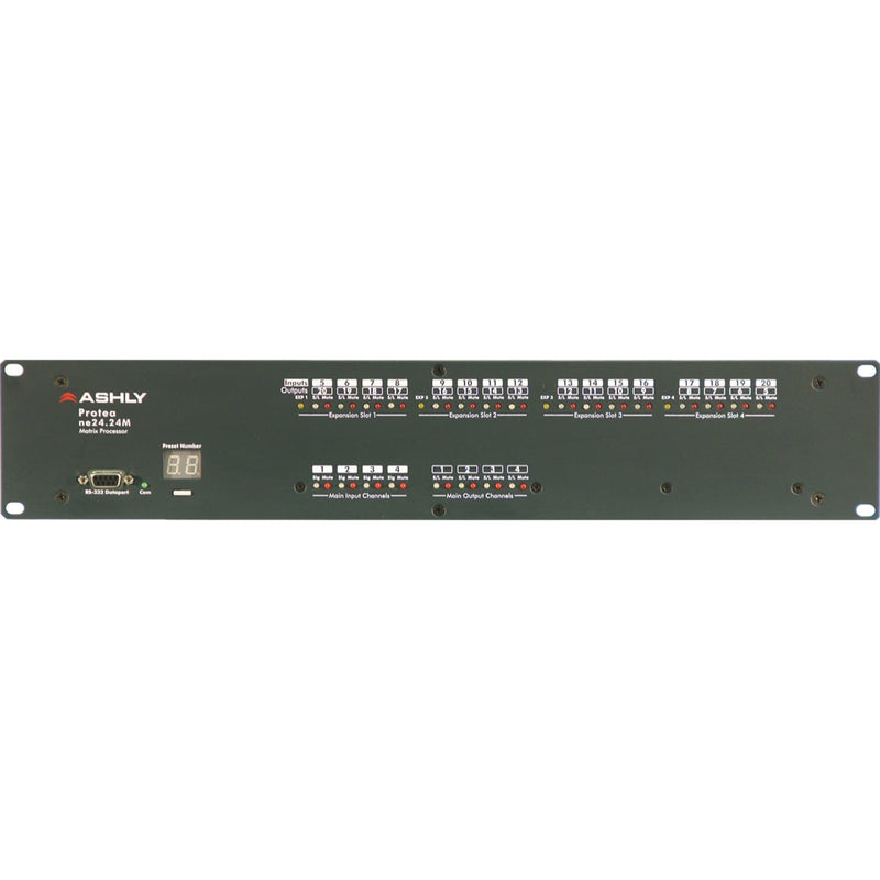 Ashly NE24.24M 8x16 Audio Matrix Processor