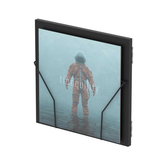 Glorious RECORD-DOOR-BLK Porte d'affichage pour boîte à disques - Noir
