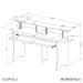 Glorious WORKBENCH-WHT Établi de studio (Blanc)
