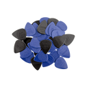 Ernie Ball 9134EB Assorted Thickness Nylon Picks Injection Molded - Medium & Heavy - Bag of 50