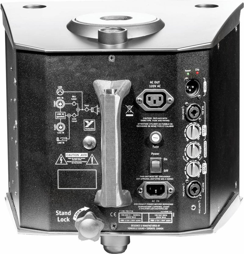 Yorkville NX10C-2 Enceinte active 500 W 10 pouces/1 pouce