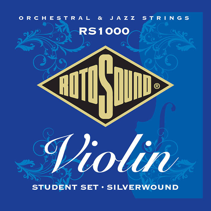 Cordes filées argent pour violon Rotosound RS1000 10-30