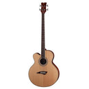 Dean Eabc L Left-Handed Natural Acousticelectric Bass - Red One Music