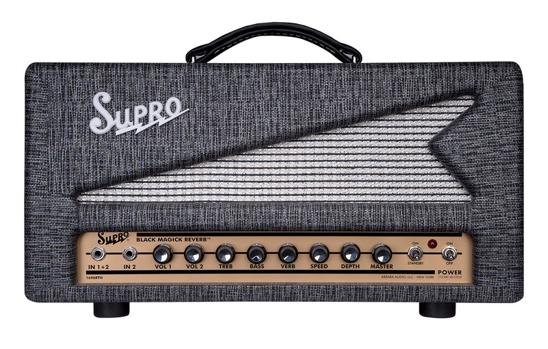 Supro 1696RTH Black Magick Reverb 25W Class A Tube Head Amplifier