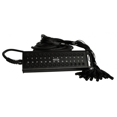Digiflex He24-4X-100 Neutrik Rean Connectors Black Connectors With Gold Contacts - Red One Music