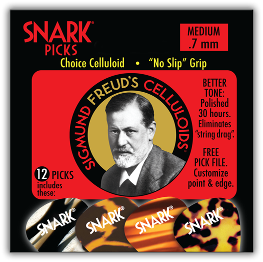Snark SN-70C Celluloid Picks - .70mm Medium (12)