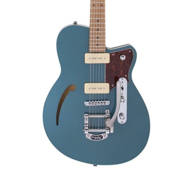 Reverend CLUB KING 290 Semi Hollow-Body Electric Guitar (Deep Sea Blue)