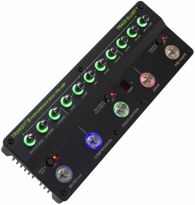 TRACE ELLIOT Transit B Bass Preamp Pedal With Carry Bag