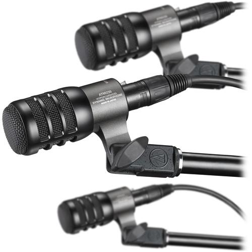 Audio Technica Atm 230Pk Hypercardioid Dynamic Instrument Microphone 3-Pack - Red One Music