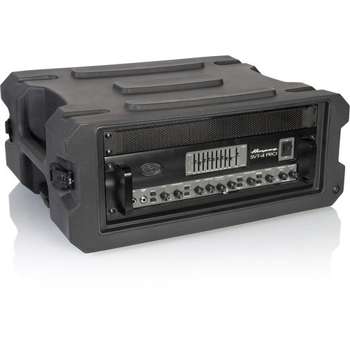 Gator G-PROR-4U-19 Rotationally Molded Rack Case w/ Wheels & Handle - 4U, 19" Deep