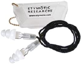 Etymotic ER20-SMF High-Fidelity Earplugs (Long) - Clear Stem, Frosted Tip