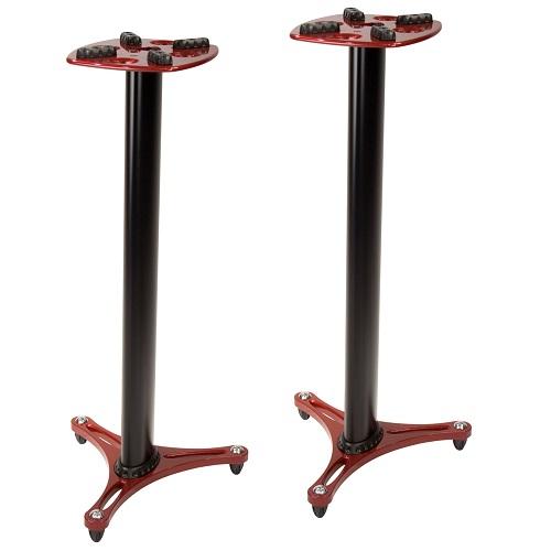 Ultimate Support Ms9045R 45 Inch Professional Column Studio Monitor Stand In Red - Red One Music