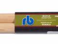 RB Drums RB-7A Maple Drum Sticks w/ Wooden Tips - Red One Music
