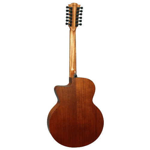 Lag Guitars T177J12CE Tramontane 177 Jumbo Cutaway 12-String Acoustic Electric Guitar w/ EQ - Natural