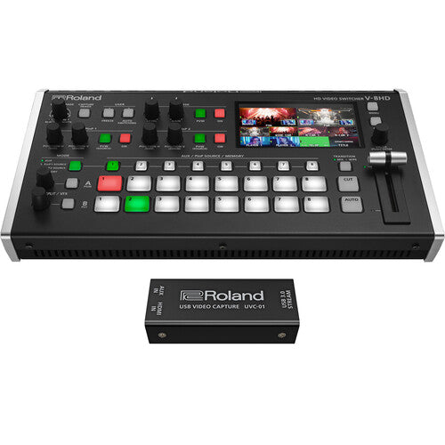 Roland V-8HD-STR Switcher with UVC-01 Encoder Bundle