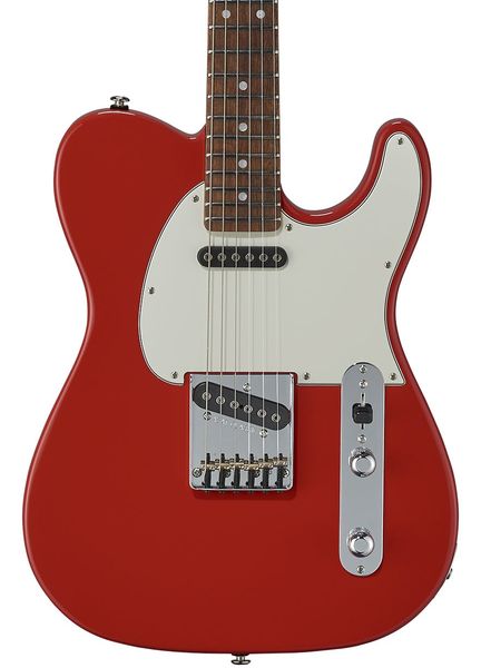G&L FULLERTON DELUXE ASAT CLASSIC Fullerton rouge avec touche en palissandre des Caraïbes