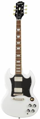 Epiphone EISSBAWNH SG Guitare électrique standard (Blanc alpin)