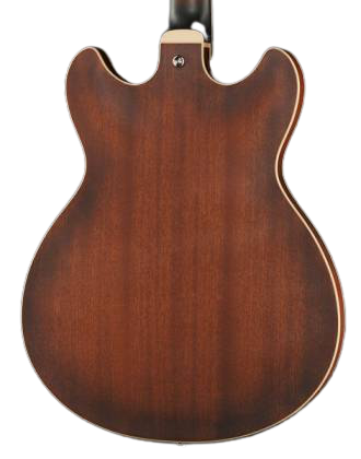 Ibanez AS53TF Artcore - Guitare électrique semi-creuse à double pan coupé - Tabac plat
