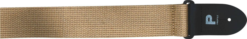 Profile PGS250-TN Sangle de guitare en coton 2" (Tan)