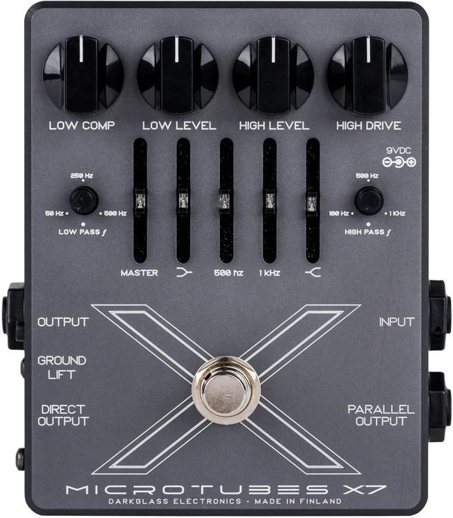 Darkglass MICROTUBES X7 Pédale de préampli basse
