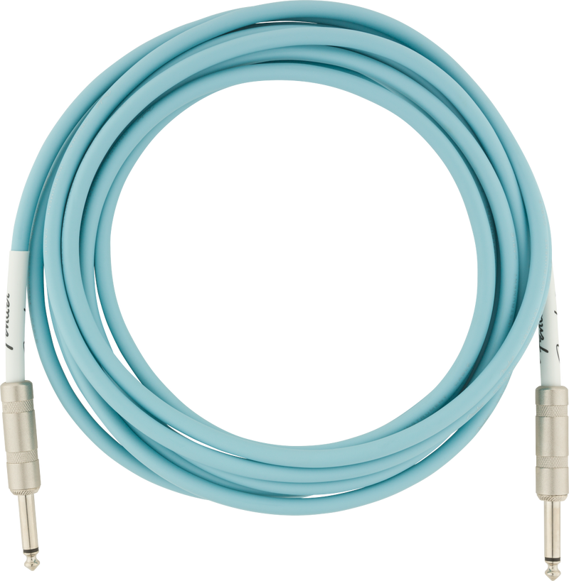 Câble d'instrument d'origine Fender (Daphne Blue) - 10 '
