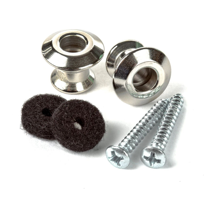 Dunlop 2PSLS031N STRAPLOK® Dual Design Strap Button Set - Nickel