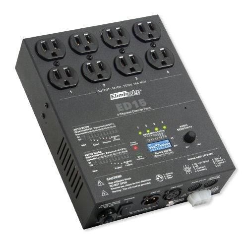 Eliminator Ed15 4-channel Dimmer - Red One Music