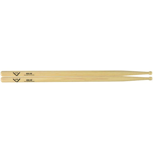 Vater VHK5BW Baguettes à pointe en bois American Hickory Keg 5B