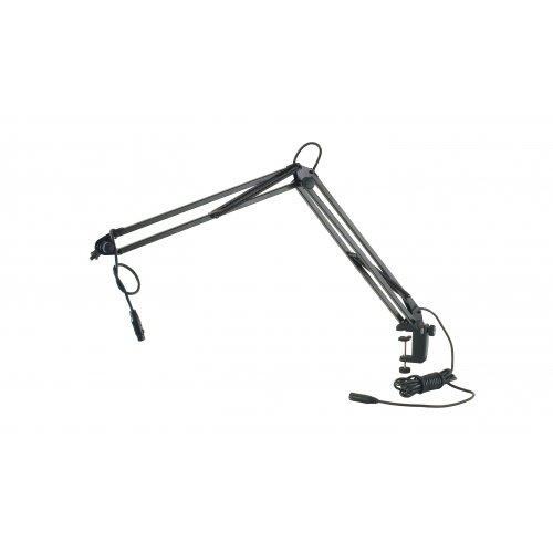 K&M 23850 Black Microphone Desk Arm - Red One Music